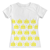 Заказать женскую футболку в Москве. Футболка с полной запечаткой (женская) желтый узор от nikol - готовые дизайны и нанесение принтов.