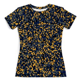 Заказать женскую футболку в Москве. Футболка с полной запечаткой (женская) Digital Pixel от THE_NISE  - готовые дизайны и нанесение принтов.
