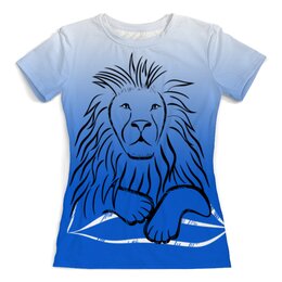 Заказать женскую футболку в Москве. Футболка с полной запечаткой (женская) MY KINGDOM от ELENA ZHARINOVA - готовые дизайны и нанесение принтов.