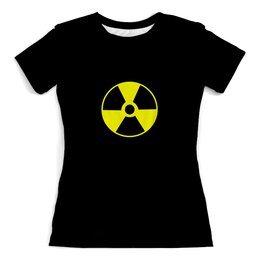 Заказать женскую футболку в Москве. Футболка с полной запечаткой (женская) STALKER от THE_NISE  - готовые дизайны и нанесение принтов.