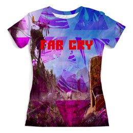 Заказать женскую футболку в Москве. Футболка с полной запечаткой (женская) Far Cry от THE_NISE  - готовые дизайны и нанесение принтов.