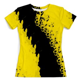 Заказать женскую футболку в Москве. Футболка с полной запечаткой (женская) Краски от THE_NISE  - готовые дизайны и нанесение принтов.