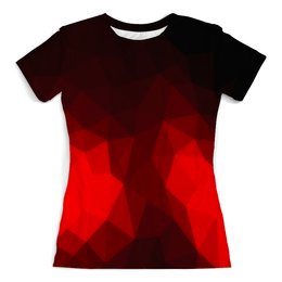 Заказать женскую футболку в Москве. Футболка с полной запечаткой (женская) Текстура от THE_NISE  - готовые дизайны и нанесение принтов.