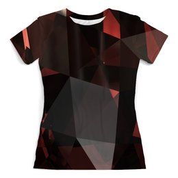 Заказать женскую футболку в Москве. Футболка с полной запечаткой (женская) Рубин от THE_NISE  - готовые дизайны и нанесение принтов.