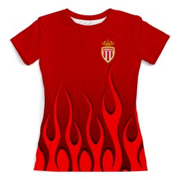 Заказать женскую футболку в Москве. Футболка с полной запечаткой (женская) Monaco от THE_NISE  - готовые дизайны и нанесение принтов.