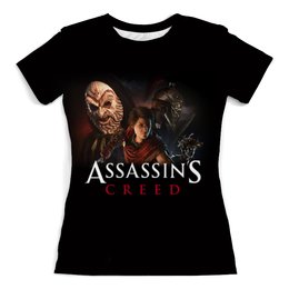 Заказать женскую футболку в Москве. Футболка с полной запечаткой (женская) Assassin’s Creed  от weeert - готовые дизайны и нанесение принтов.