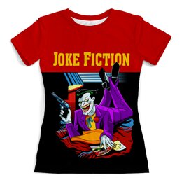 Заказать женскую футболку в Москве. Футболка с полной запечаткой (женская) Джокер от T-shirt print  - готовые дизайны и нанесение принтов.