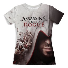 Заказать женскую футболку в Москве. Футболка с полной запечаткой (женская) Assassin’s Creed от weeert - готовые дизайны и нанесение принтов.