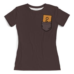 Заказать женскую футболку в Москве. Футболка с полной запечаткой (женская) Игра в кальмара от T-shirt print  - готовые дизайны и нанесение принтов.