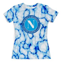 Заказать женскую футболку в Москве. Футболка с полной запечаткой (женская) Napoli от THE_NISE  - готовые дизайны и нанесение принтов.
