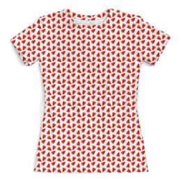 Заказать женскую футболку в Москве. Футболка с полной запечаткой (женская) Арбузы от Amerikanka - готовые дизайны и нанесение принтов.