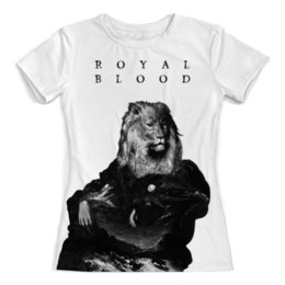 Заказать женскую футболку в Москве. Футболка с полной запечаткой (женская) Royal Blood от geekbox - готовые дизайны и нанесение принтов.