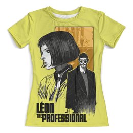 Заказать женскую футболку в Москве. Футболка с полной запечаткой (женская) Leon       от T-shirt print  - готовые дизайны и нанесение принтов.