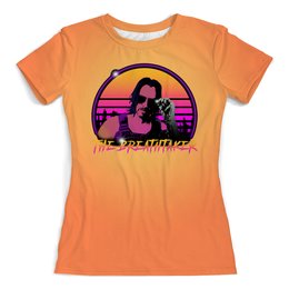Заказать женскую футболку в Москве. Футболка с полной запечаткой (женская) Киану Ривз  от T-shirt print  - готовые дизайны и нанесение принтов.