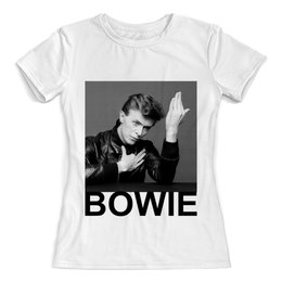 Заказать женскую футболку в Москве. Футболка с полной запечаткой (женская) David Bowie  от cherdantcev - готовые дизайны и нанесение принтов.