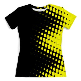 Заказать женскую футболку в Москве. Футболка с полной запечаткой (женская) Графика от THE_NISE  - готовые дизайны и нанесение принтов.