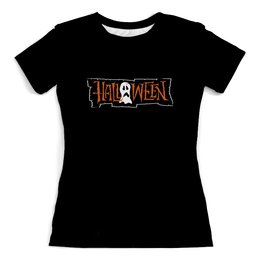 Заказать женскую футболку в Москве. Футболка с полной запечаткой (женская) Halloween от THE_NISE  - готовые дизайны и нанесение принтов.