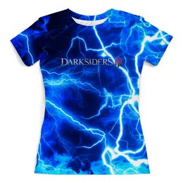 Заказать женскую футболку в Москве. Футболка с полной запечаткой (женская) Darksiders 3 от THE_NISE  - готовые дизайны и нанесение принтов.