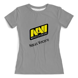 Заказать женскую футболку в Москве. Футболка с полной запечаткой (женская) Natus Vincere от THE_NISE  - готовые дизайны и нанесение принтов.