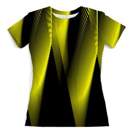 Заказать женскую футболку в Москве. Футболка с полной запечаткой (женская) Абстракция от THE_NISE  - готовые дизайны и нанесение принтов.