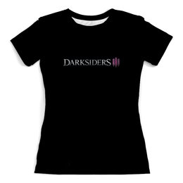 Заказать женскую футболку в Москве. Футболка с полной запечаткой (женская) Darksiders III от THE_NISE  - готовые дизайны и нанесение принтов.