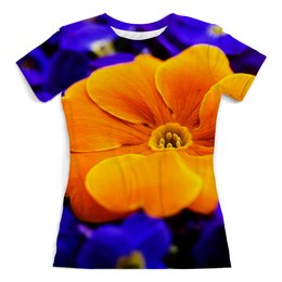 Заказать женскую футболку в Москве. Футболка с полной запечаткой (женская) Весна от THE_NISE  - готовые дизайны и нанесение принтов.