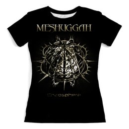 Заказать женскую футболку в Москве. Футболка с полной запечаткой (женская) Meshuggah от geekbox - готовые дизайны и нанесение принтов.