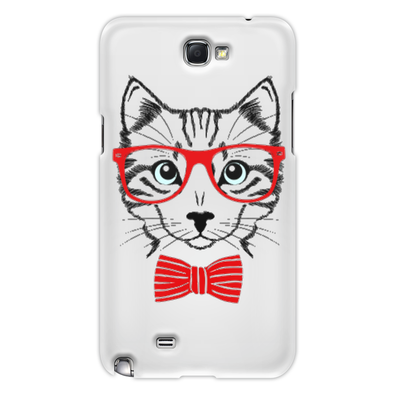 Printio Чехол для Samsung Galaxy Note 2 Кошка чехол mypads кошка мейн кун 2 для motorola moto x force xt1585 xt1581 задняя панель накладка бампер