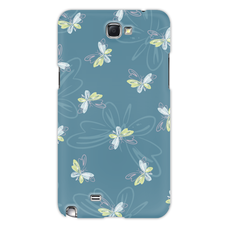 Printio Чехол для Samsung Galaxy Note 2 Бабочки силиконовый чехол на meizu note 8 бабочки 10 для мейзу ноут 8