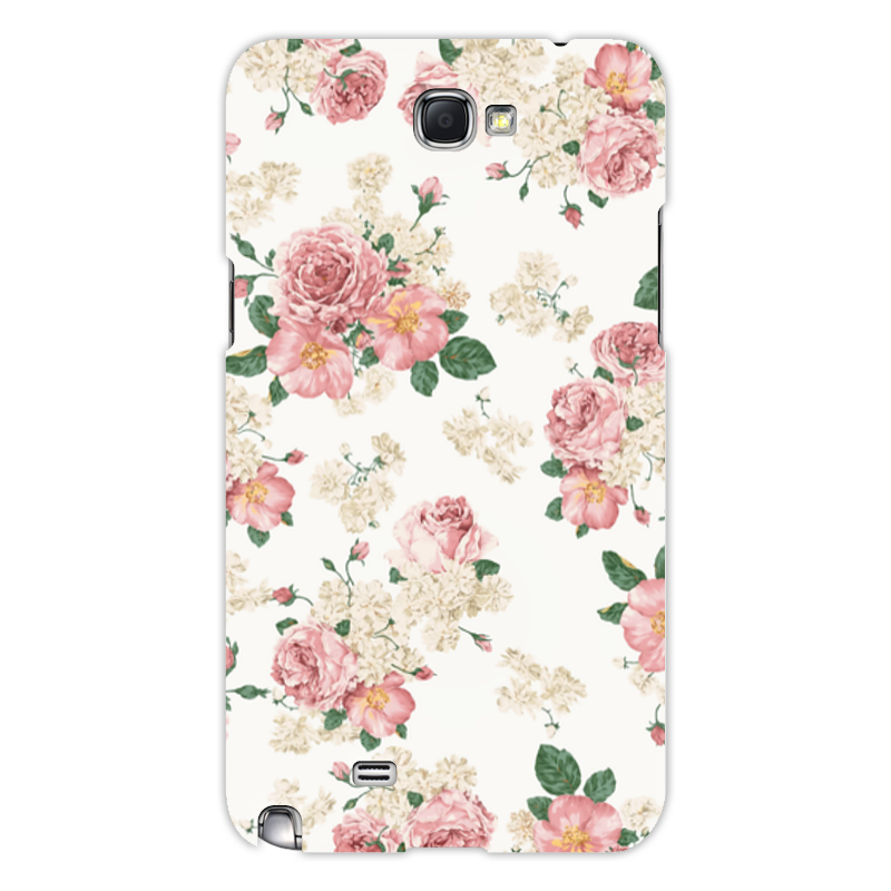 Printio Чехол для Samsung Galaxy Note 2 Цветы силиконовый чехол много роз на meizu m6t мейзу м6т