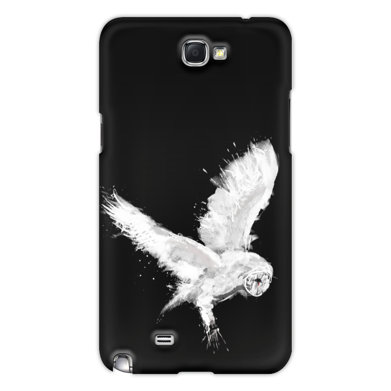 Printio Чехол для Samsung Galaxy Note 2 Белая сова силиконовый чехол на poco x2 девушка в черном для поко икс 2