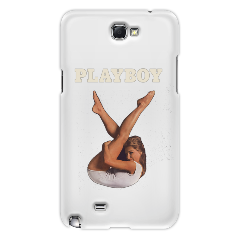 Printio Чехол для Samsung Galaxy Note 2 Playboy девушка
