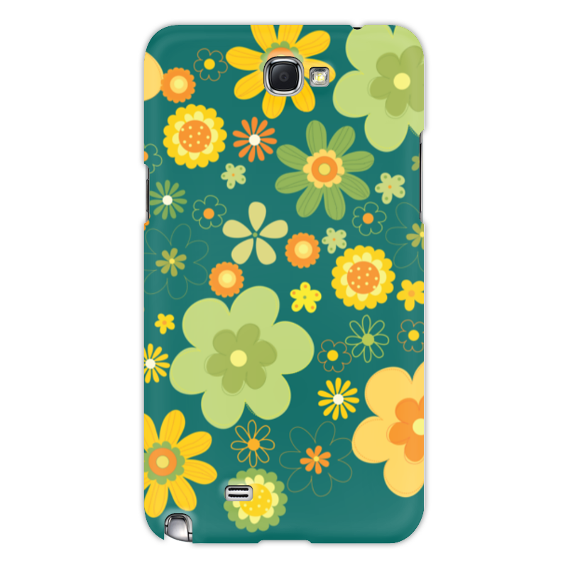 Printio Чехол для Samsung Galaxy Note 2 Хиппи силиконовый чехол цветы с узором на samsung galaxy m21