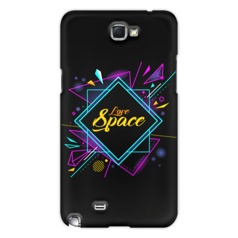 цена Printio Чехол для Samsung Galaxy Note 2 Love space