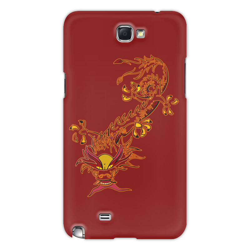 Printio Чехол для Samsung Galaxy Note 2 Дракон новогодний мешок огненный дракон