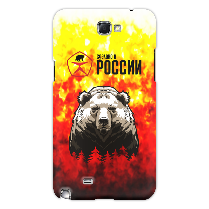 цена Printio Чехол для Samsung Galaxy Note 2 Made in russia
