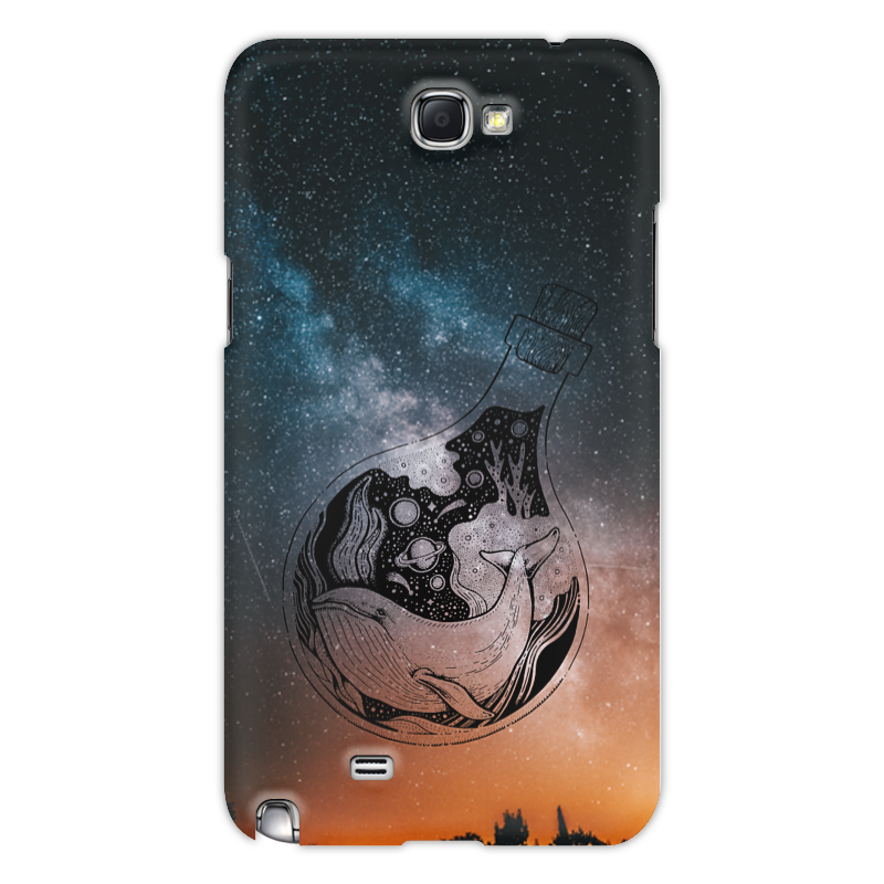 Printio Чехол для Samsung Galaxy Note 2 Космический кит