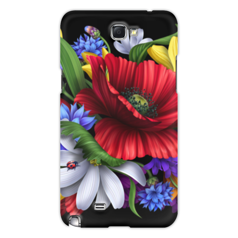Printio Чехол для Samsung Galaxy Note 2 Композиция цветов композиция из пластиковых растений prime 2 15см