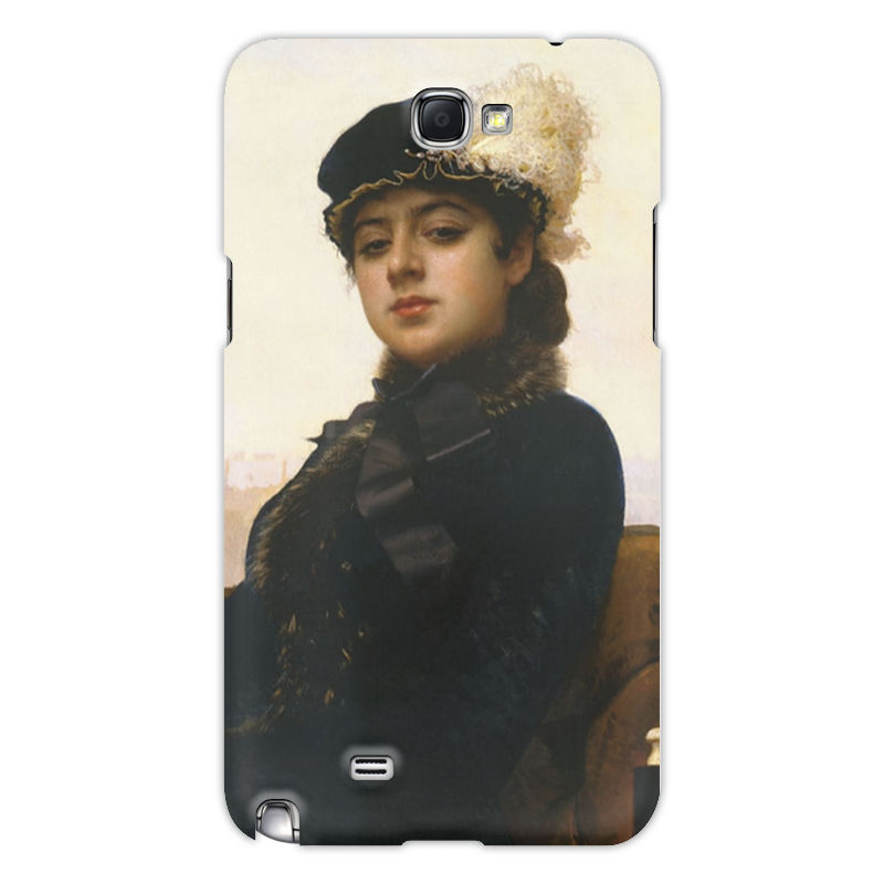 Printio Чехол для Samsung Galaxy Note 2 Неизвестная (картина крамского)
