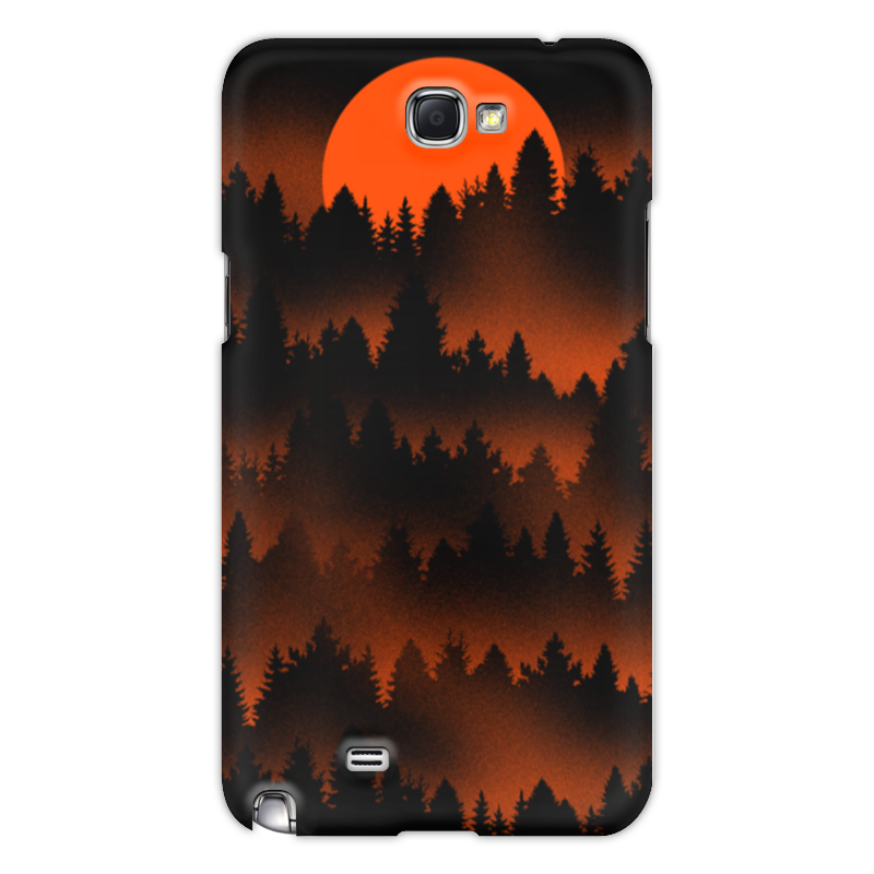 Printio Чехол для Samsung Galaxy Note 2 Зоря на лесом