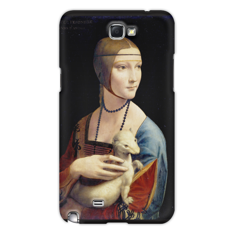 Printio Чехол для Samsung Galaxy Note 2 Дама с горностаем (леонардо да винчи)