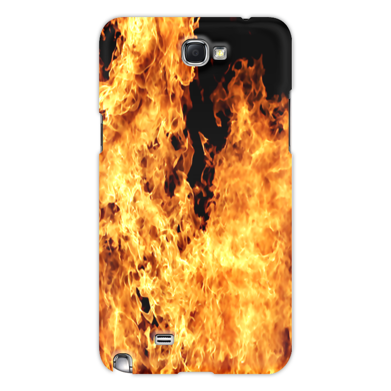 цена Printio Чехол для Samsung Galaxy Note 2 Огонь