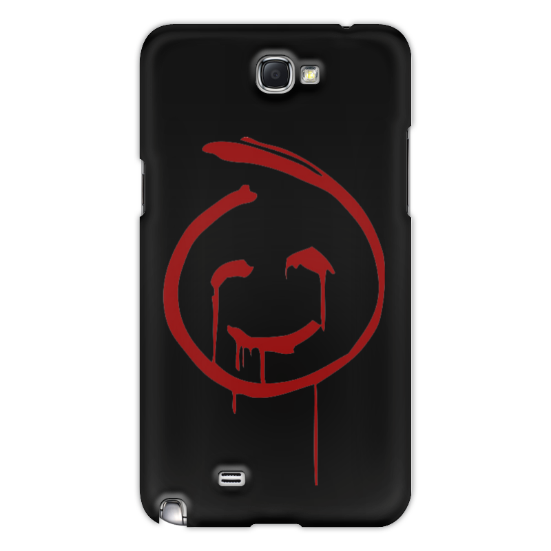 цена Printio Чехол для Samsung Galaxy Note 2 Смайлик кровавого джона (менталист)