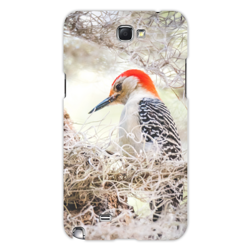 Printio Чехол для Samsung Galaxy Note 2 Птица в гнезде в пастельных тонах чехол mypads чб птица для meizu m5 note задняя панель накладка бампер