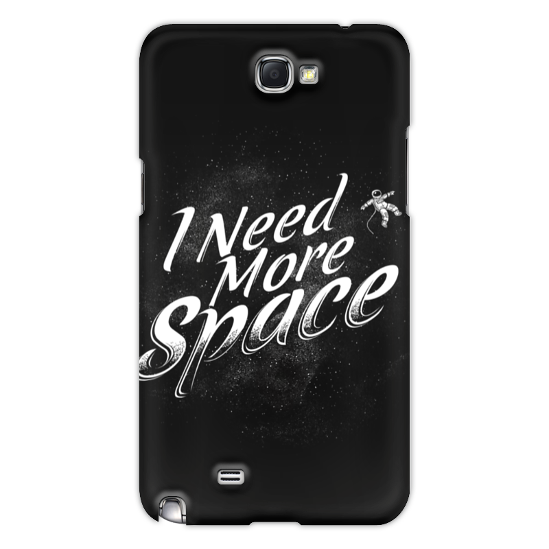 Printio Чехол для Samsung Galaxy Note 2 I need more space дизайнерский силиконовый чехол для samsung galaxy a10 тайны космоса