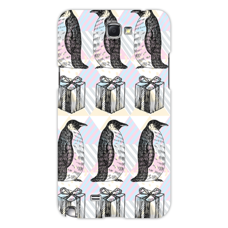 Printio Чехол для Samsung Galaxy Note 2 Пингвины силиконовый чехол на nokia 3 2 пингвины с рыбой для нокиа 3 2