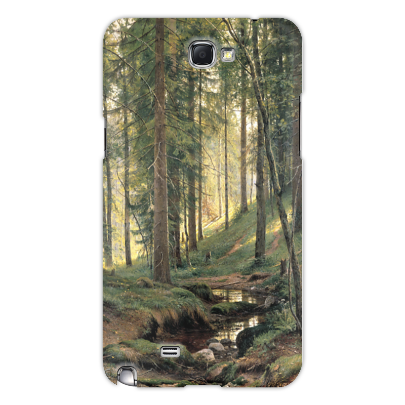 евстратова елена николаевна иван шишкин великий живописец леса Printio Чехол для Samsung Galaxy Note 2 Ручей в лесу