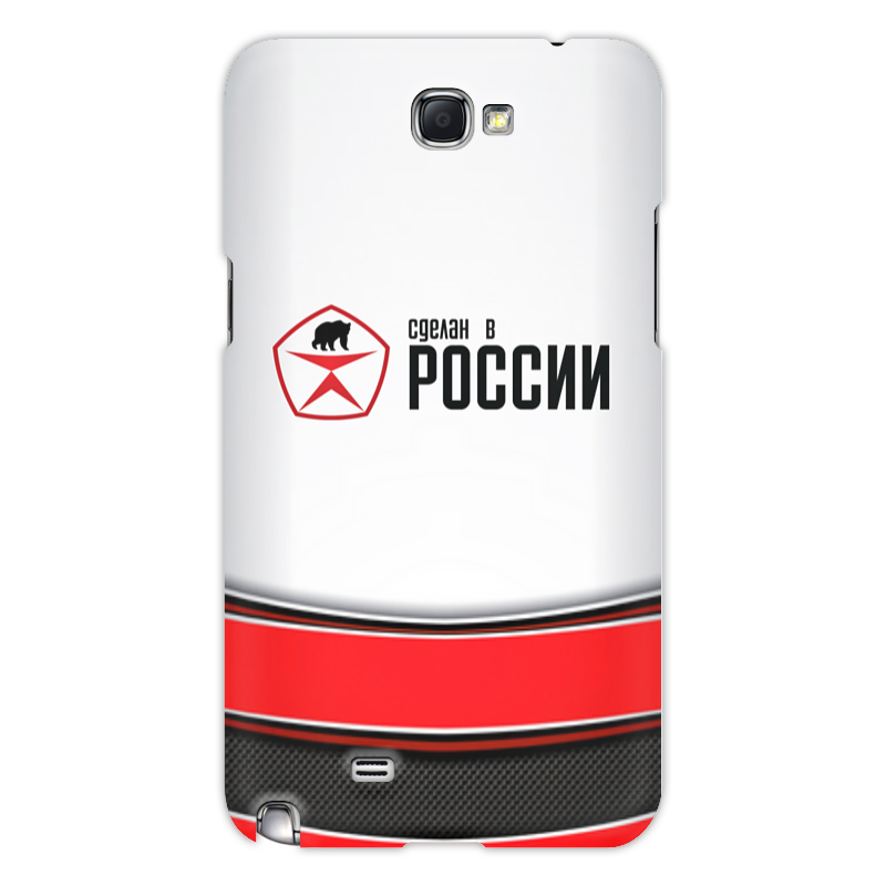 цена Printio Чехол для Samsung Galaxy Note 2 Сделан в россии
