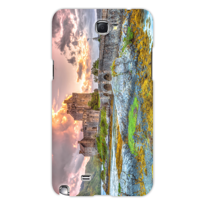 Printio Чехол для Samsung Galaxy Note 2 Замок в шотландии