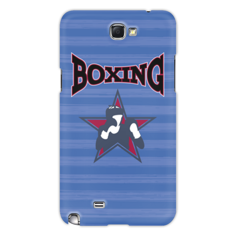 Printio Чехол для Samsung Galaxy Note 2 Боксер матовый чехол boxing w для honor 8x max хонор 8х макс с 3d эффектом черный